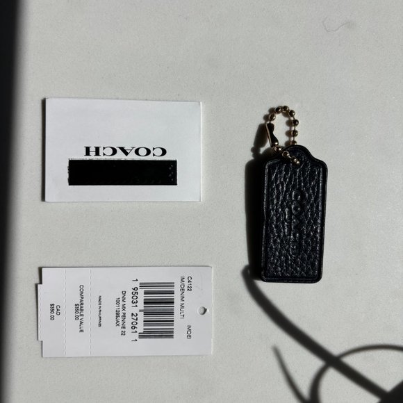 Coach Denim Pennie Backpack 22 - Picture 8 of 9